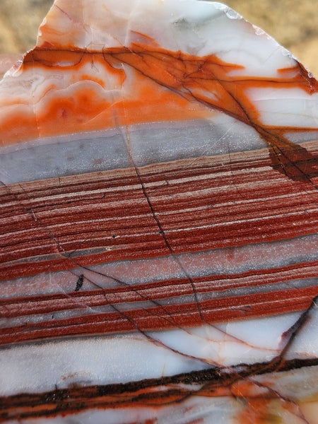Polished Marble Bar Chert  slab MB113