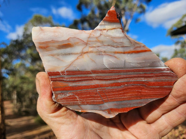Polished Marble Bar Chert  slab MB114