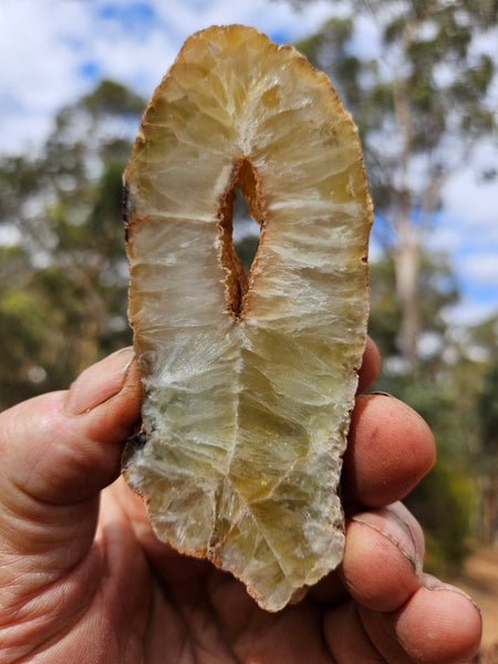 Polished Prehnite slab PR136