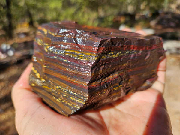 Tiger Iron rough rock TIR185