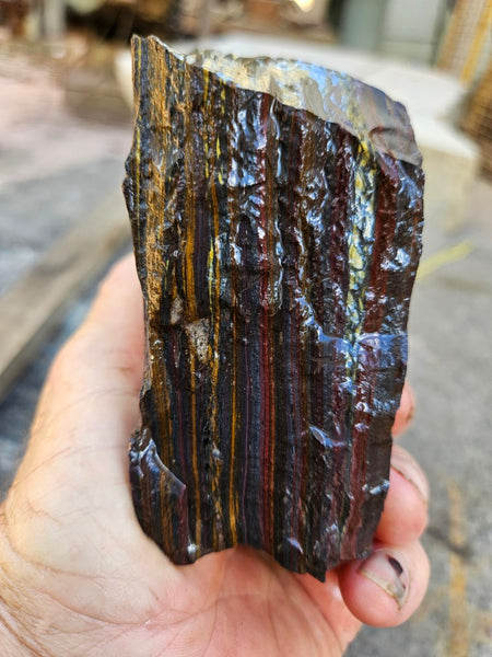 Tiger Iron rough rock TIR185