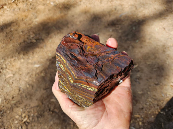 Tiger Iron rough rock TIR185