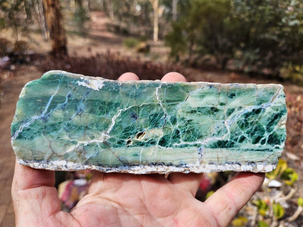 Polished Green Opal slab GRN117