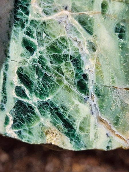 Polished Green Opal slab GRN117