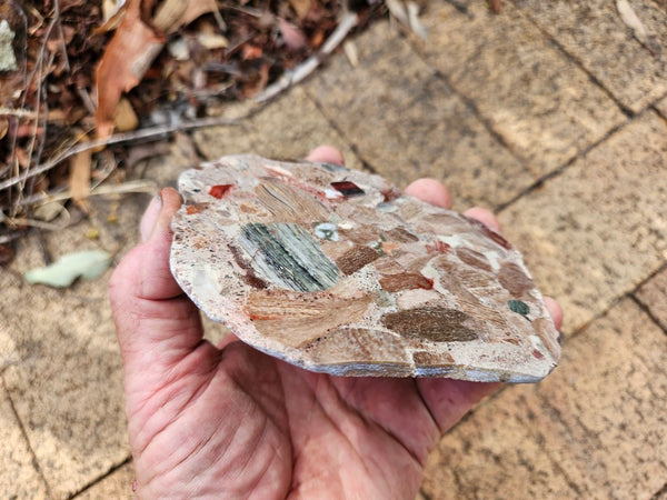 Polished Marillana Conglomerate slab MC129