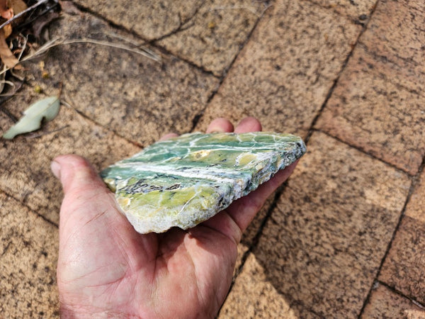 Polished Green Opal slab GRN118