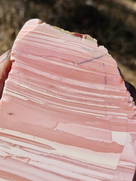 Polished Pink Opal  slab POP209