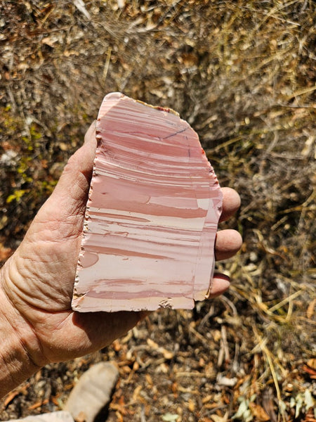 Polished Pink Opal  slab POP209