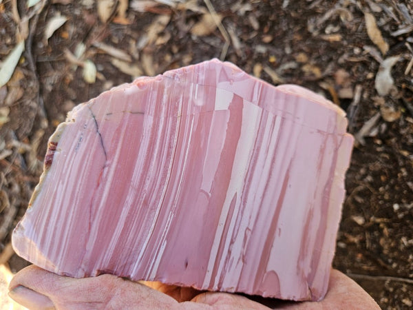 Polished Pink Opal  slab POP209