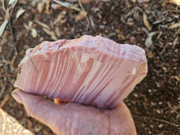 Polished Pink Opal  slab POP209