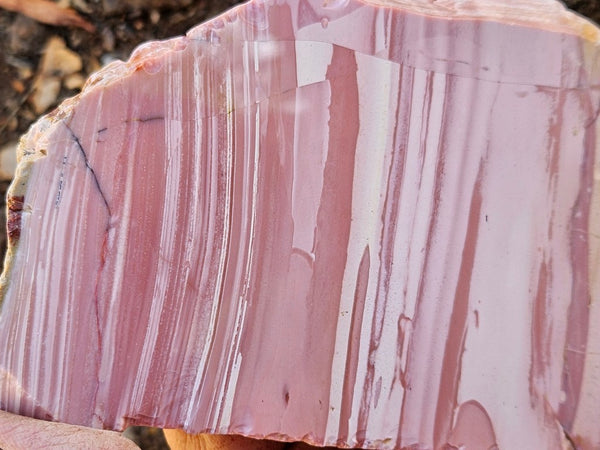 Polished Pink Opal  slab POP209