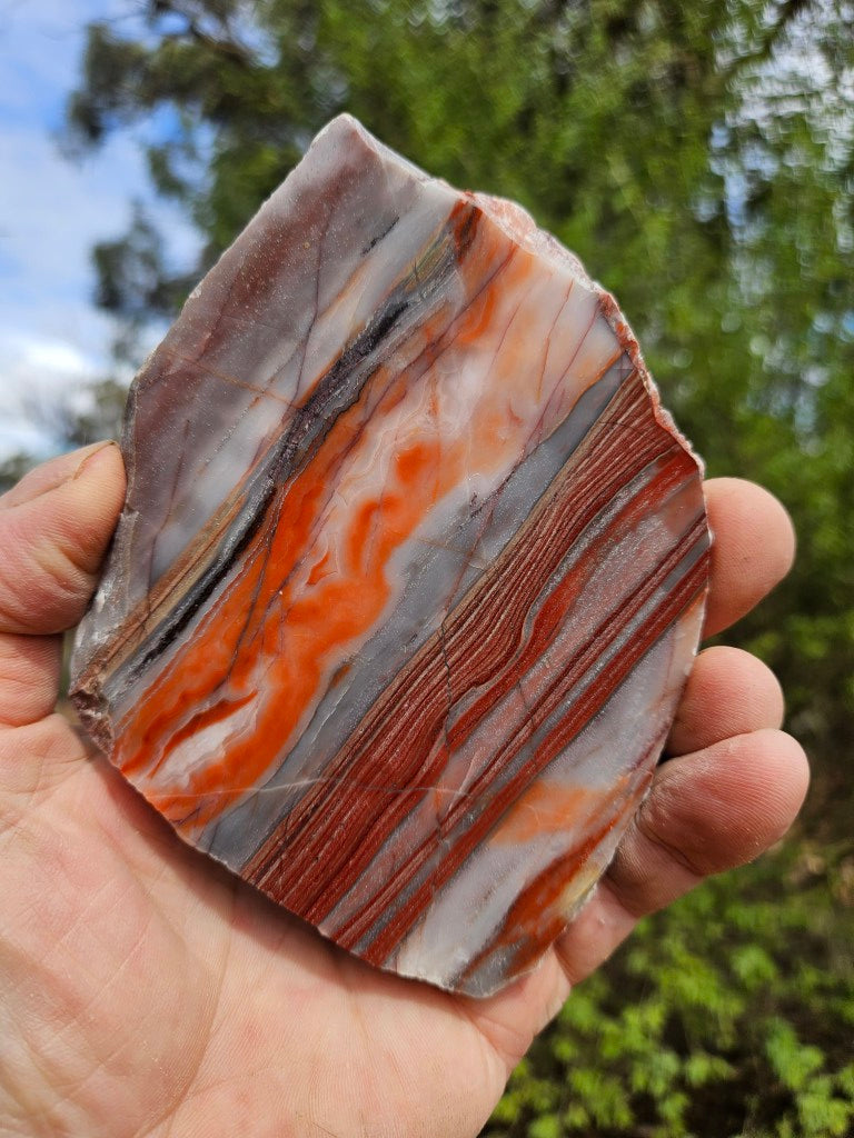 Polished Marble Bar Chert  slab MB121