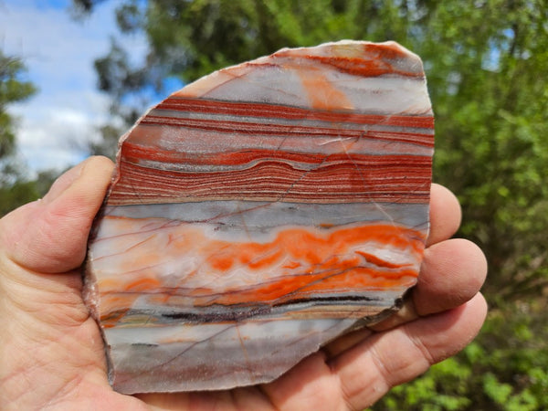 Polished Marble Bar Chert  slab MB121