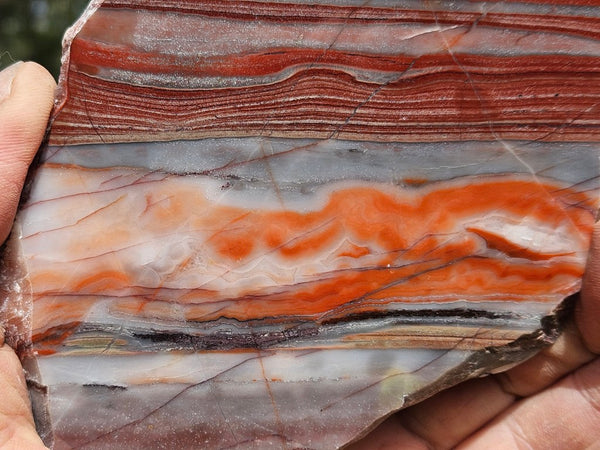 Polished Marble Bar Chert  slab MB121