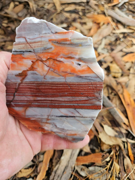 Polished Marble Bar Chert  slab MB122