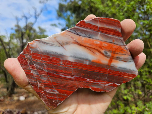 Polished Marble Bar Chert  slab MB123