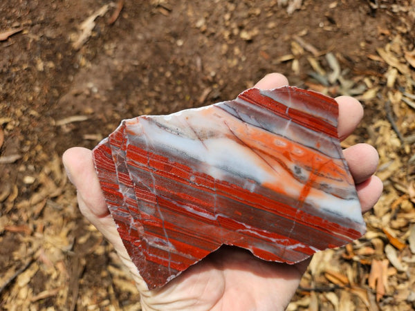Polished Marble Bar Chert  slab MB123