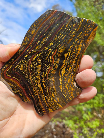 Polished Tiger Iron slab TI394