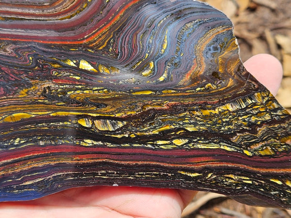 Polished Tiger Iron slab TI395