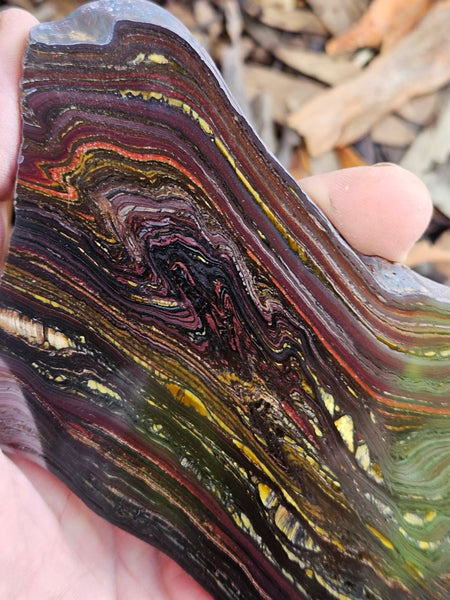 Polished Tiger Iron slab TI395