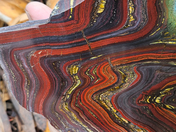 Polished Tiger Iron slab TI397
