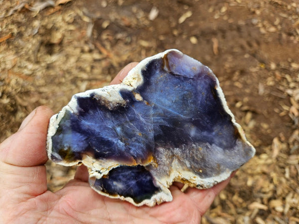Purple Chalcedony slab PU165