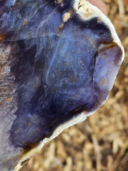 Purple Chalcedony slab PU165