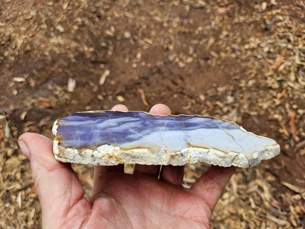 Purple Chalcedony slab PU166