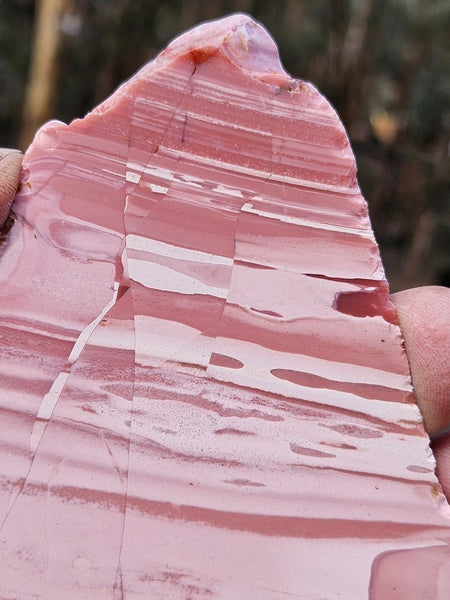 Polished Pink Opal  slab POP211
