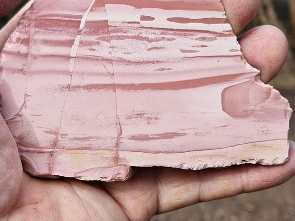 Polished Pink Opal  slab POP211
