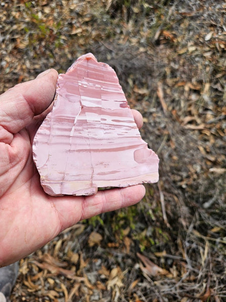 Polished Pink Opal  slab POP211