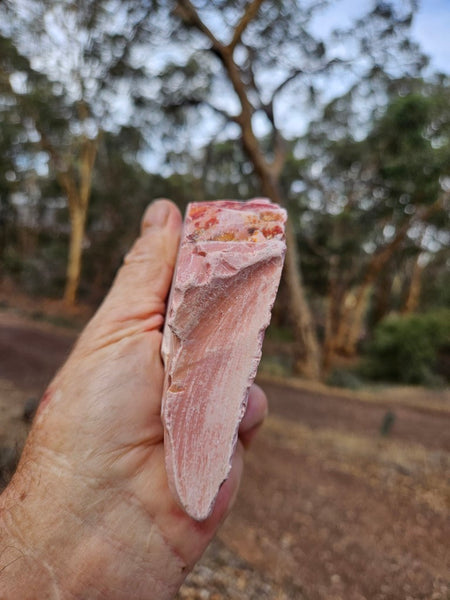 Polished Pink Opal  slab POP212