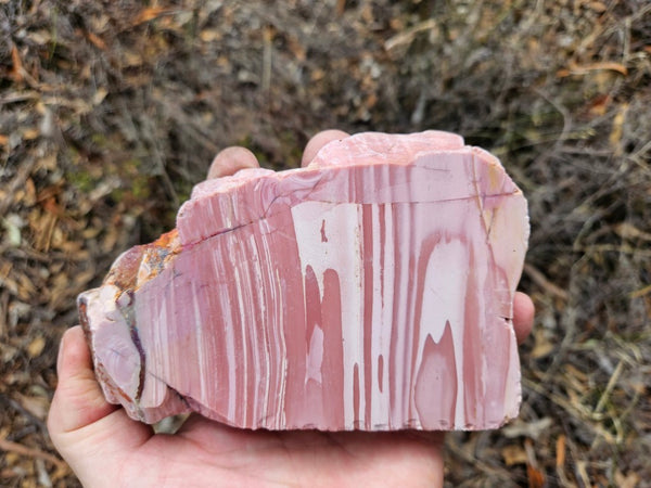 Polished Pink Opal  slab POP210