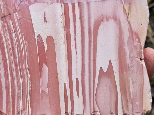 Polished Pink Opal  slab POP210