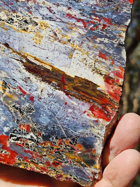 Polished Killaloe Opal slab KO135