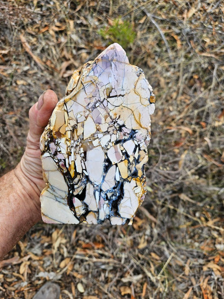 Polished Brecciated Mookaite rock BM342