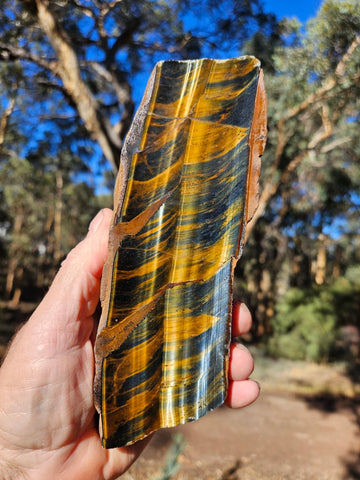 Polished African Tiger Eye  TEA116