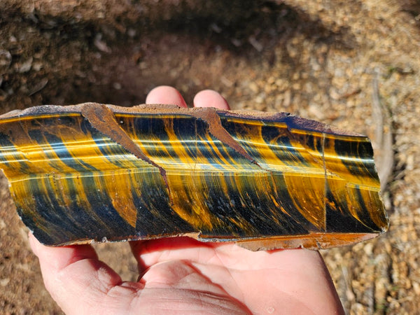 Polished African Tiger Eye  TEA116