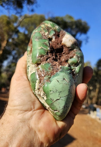 Tumble Polished Chrysoprase CHT169