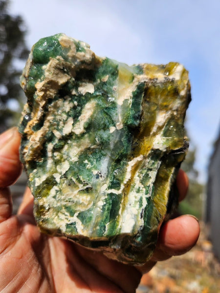 Green Opal  rough.  GOR 143