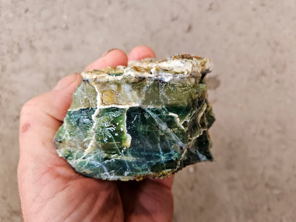 Green Opal  rough.  GOR 144