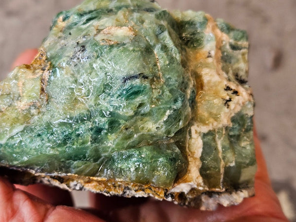 Green Opal  rough.  GOR 145