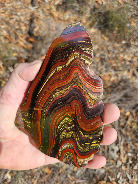 Polished Tiger Iron slab TI400