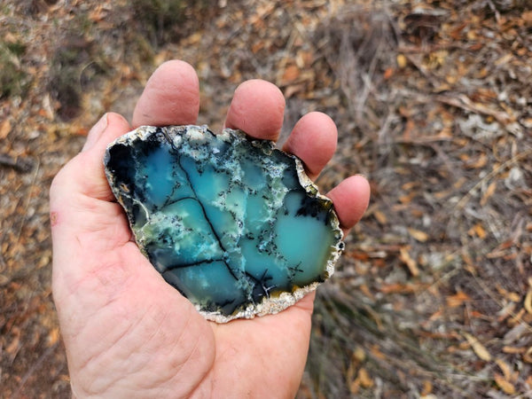 Polished  Chrysoprase slab  CH500