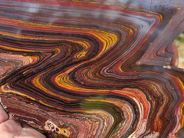Polished Tiger Iron slab TI401