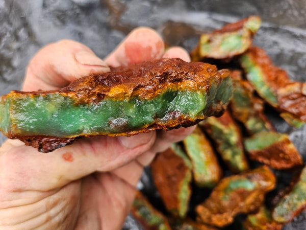 Chrysoprase rough.  CHR 212