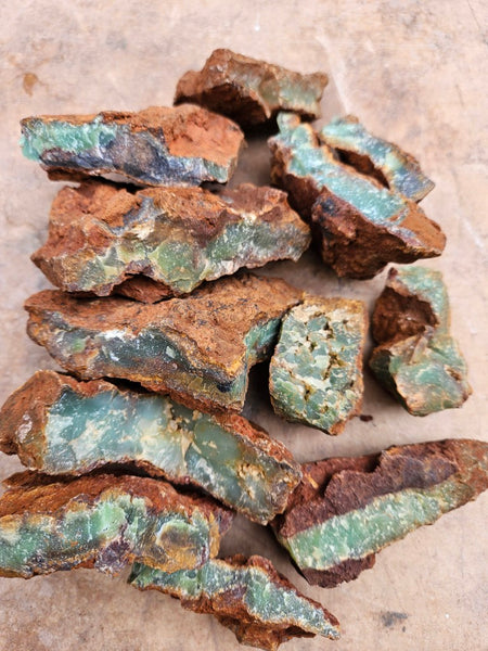 Chrysoprase rough.  CHR 213