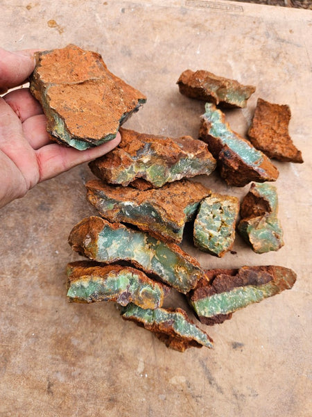 Chrysoprase rough.  CHR 213