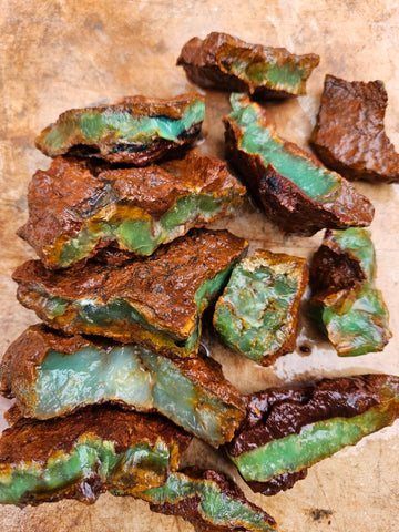 Chrysoprase rough.  CHR 213