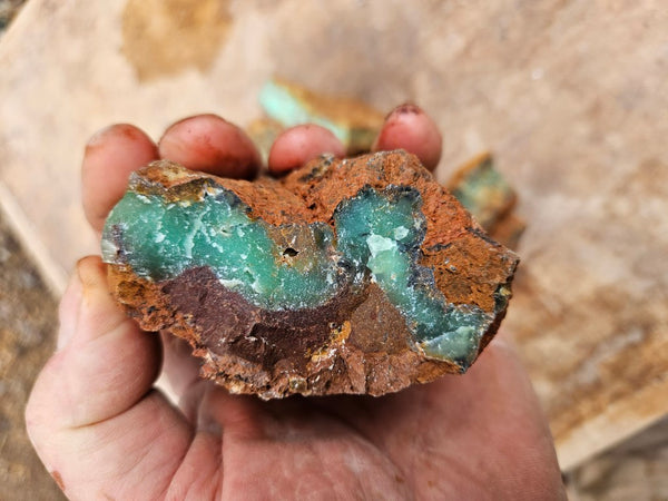 Chrysoprase rough.  CHR 214